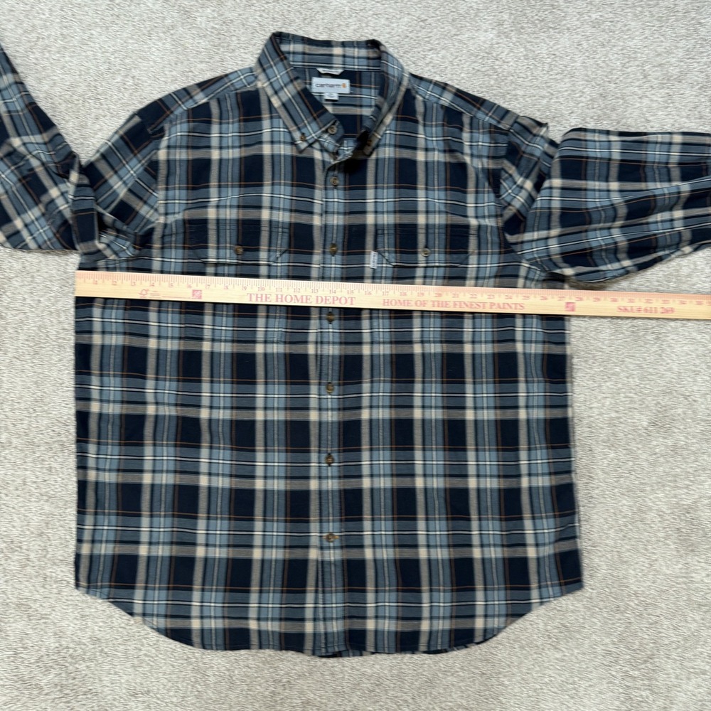 Carhartt Plaid Relaxed Fit Button Down Shirt Mens 2XL